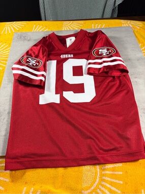 NFL San Francisco 49ers Red #19 Kids Jersey